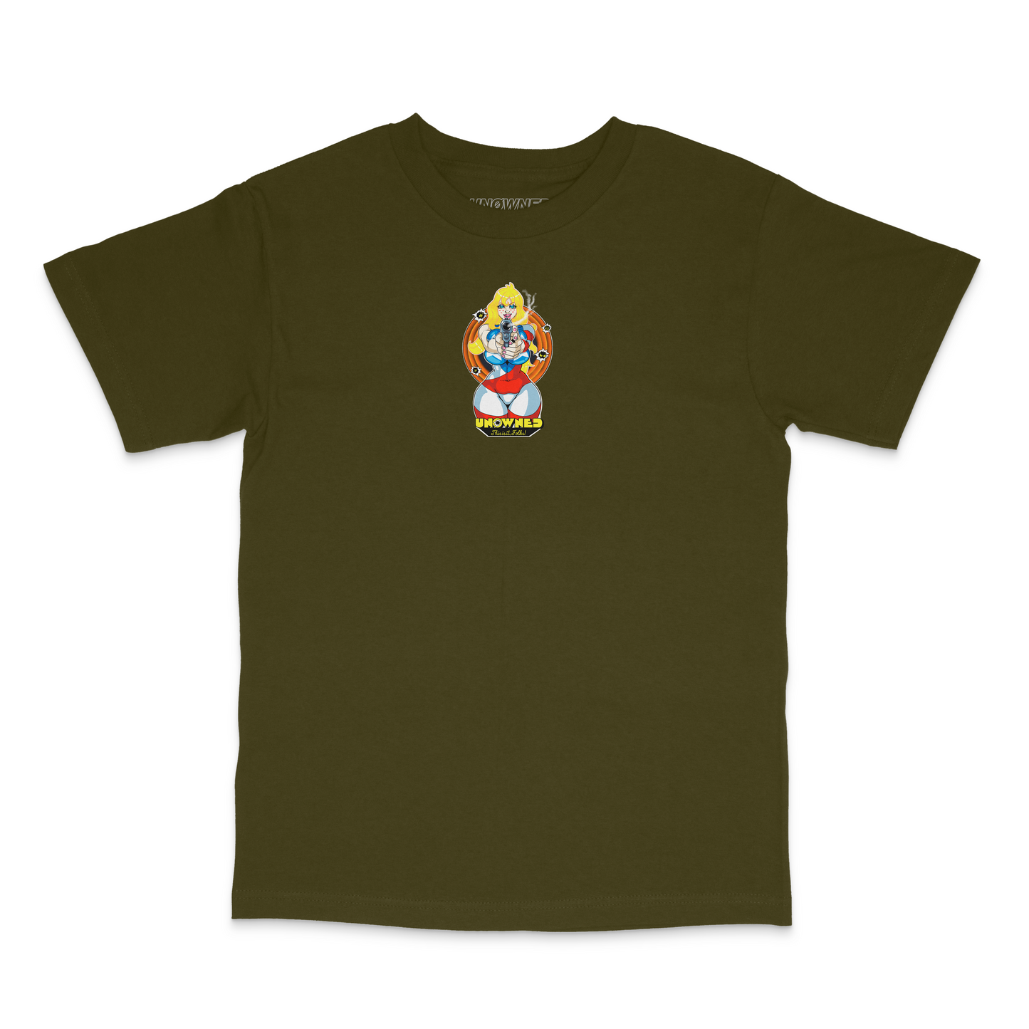 "Miss America" Tee (Military Green)