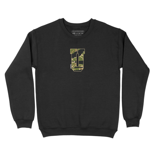 U logo Camo Crewneck (Black)