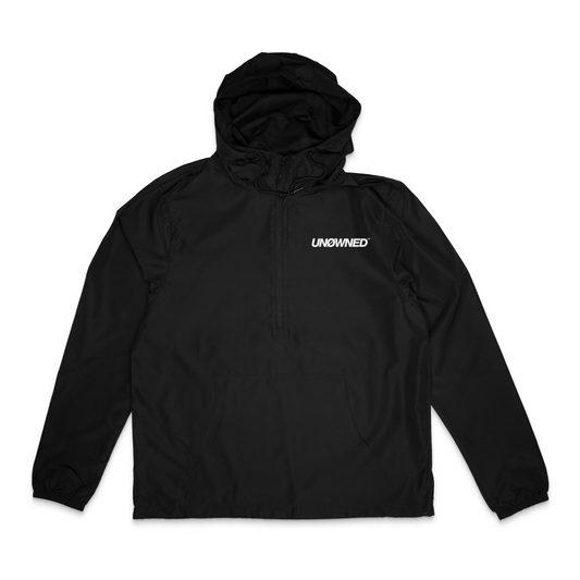Windbreaker Half-Zip (Black)