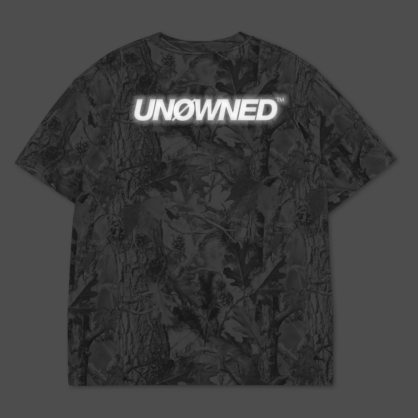 Grey Camo Logo Tee (Reflective)